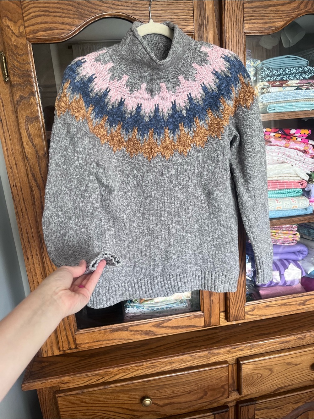 LL Bean cotton sweater - Picture 2 of 6